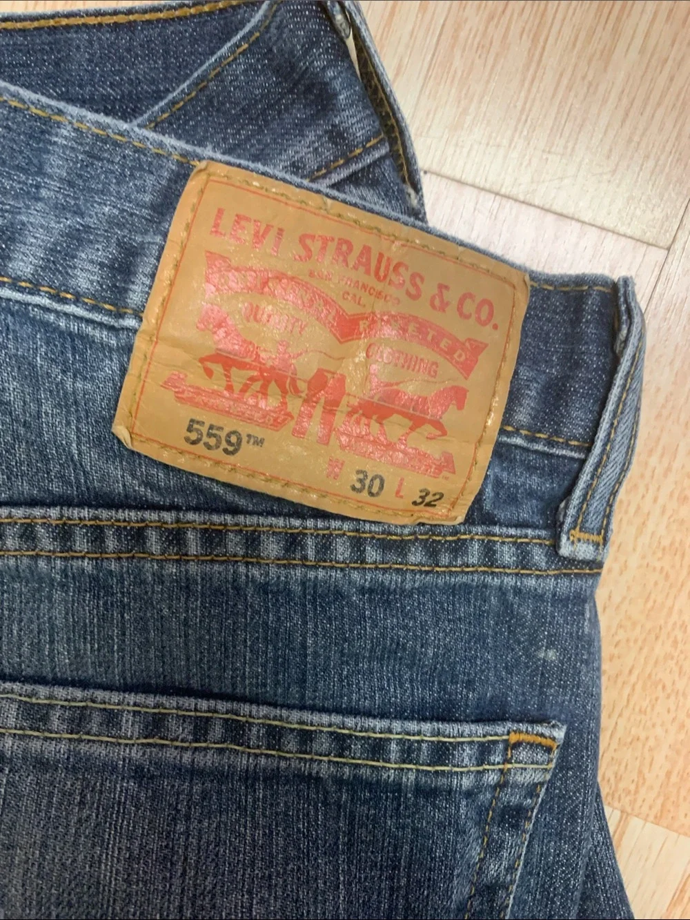 Levi’s 559 Classic Men's Blue Straight-Leg Jeans 30x32